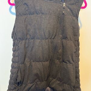 Blanc Noir Dark Gray Quilted Vest